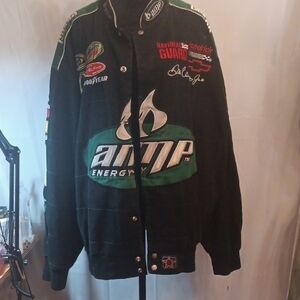 Dale Earnhardt jr. Black Racing Jacket size 2xl